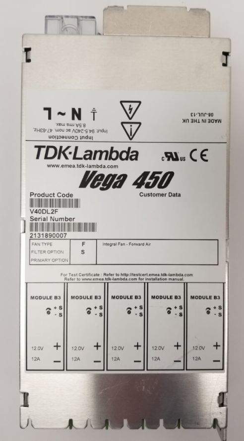 Bộ nguồn TDK-Lambda Vega 450