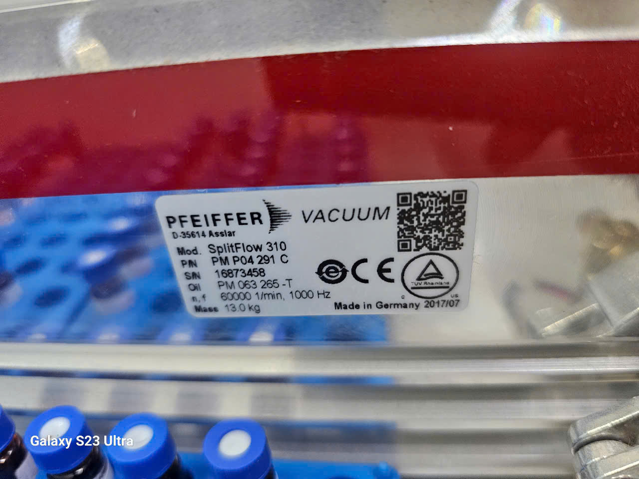 Sửa chữa bơm Pfeiffer Splitflow 310 Turbo Pump PMP04291C (Shimadzu LC-MS / MS 8050) - Hình ảnh 2