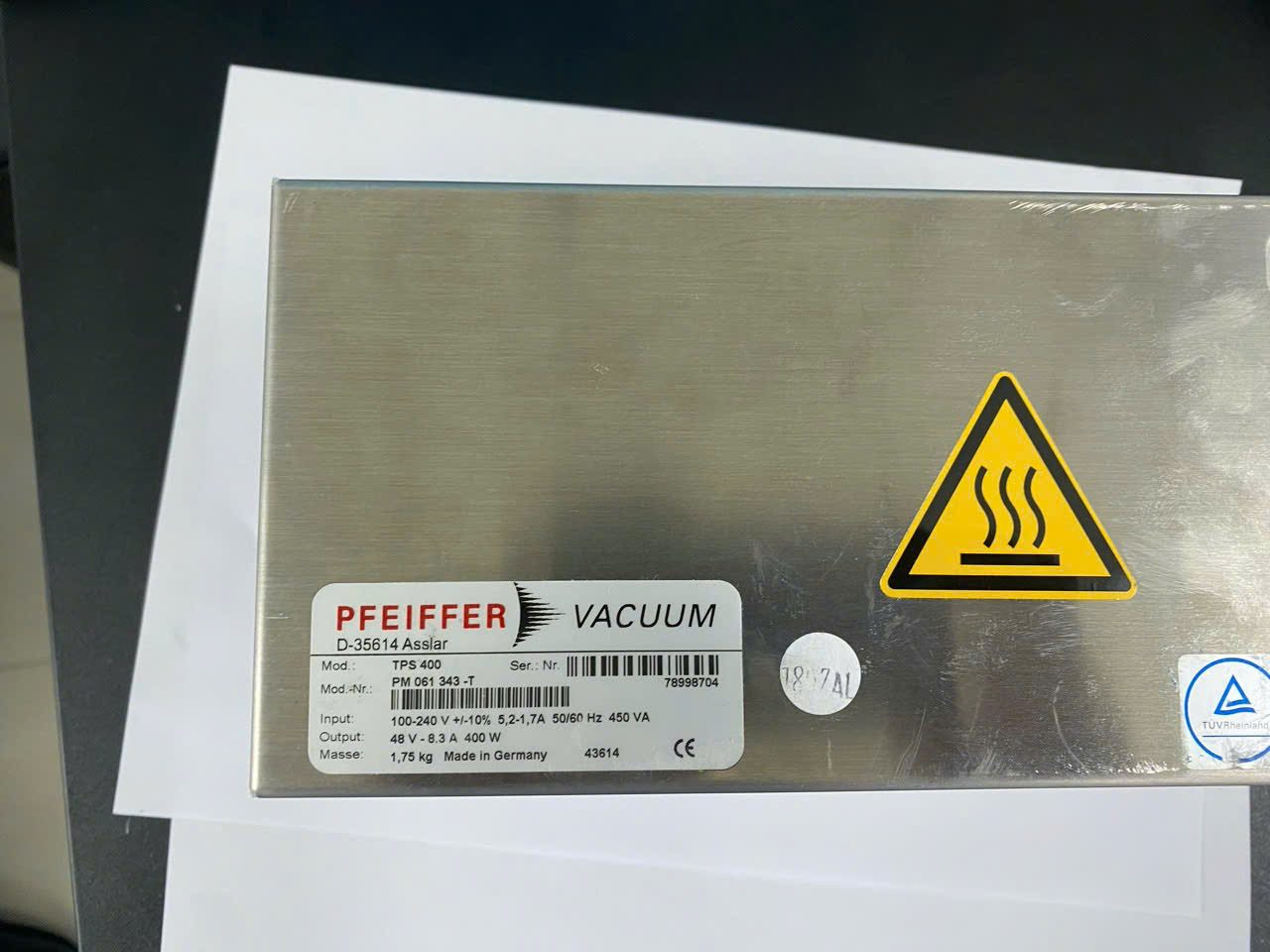 Sửa chữa Turbo controller Pfeiffer D-35614 Asslar TPS 400